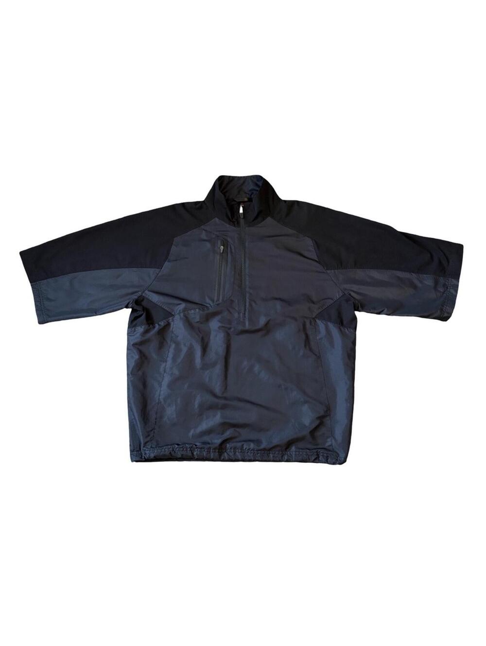 Zero Restriction Tour Series Pullover Small Black Gray Solid Water Resistant